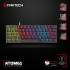 Fantech Atom61 MK211 60% Mechanical Gaming Keyboard Red Switch Black